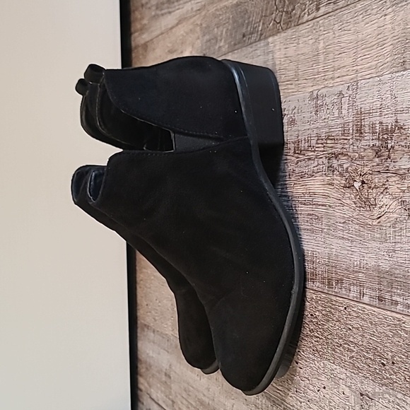 Black Suede Booties - Picture 3 of 11